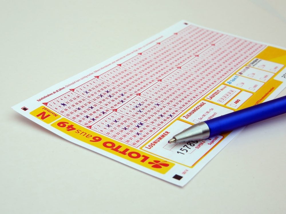 lottery ticket for the lottery bill