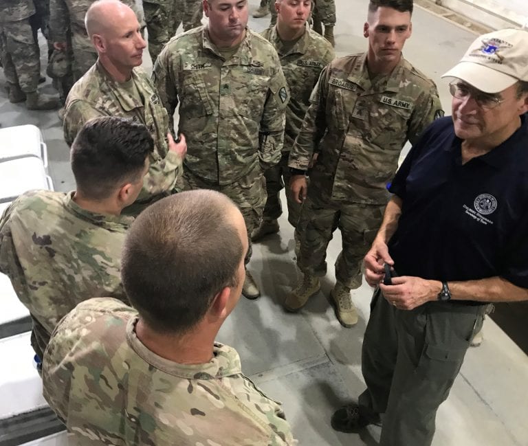 Secretary Hosemann on his visit to Kuwait to meet with Mississippi Guardsmen and Women deployed last Spring