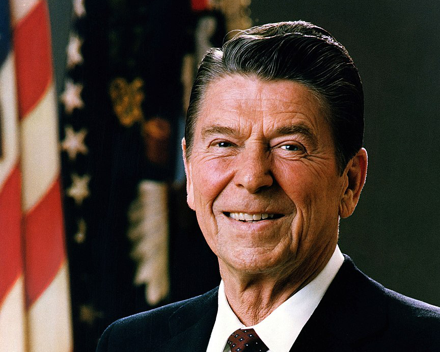 ronal reagan's official portrait